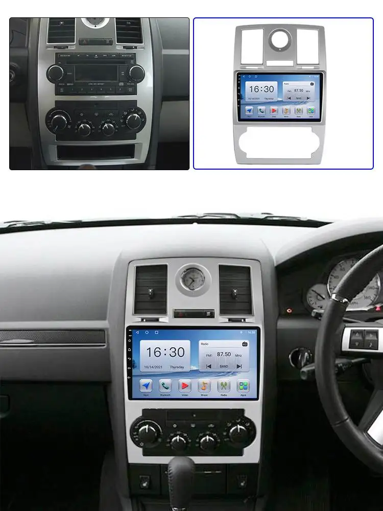 Android 15 Car Radio GPS Palyer for for Chrysler 300C 2005 -2007 Carplay Multimedia Video Stereo Head Unit Touch Screen