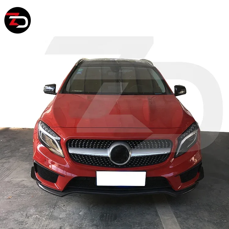Factory Price PP Plastic GLA45 STYLE Front Bumper Rear Bumper GLA180 GLA200 GLA250 Body Kit for GLA Class X156
