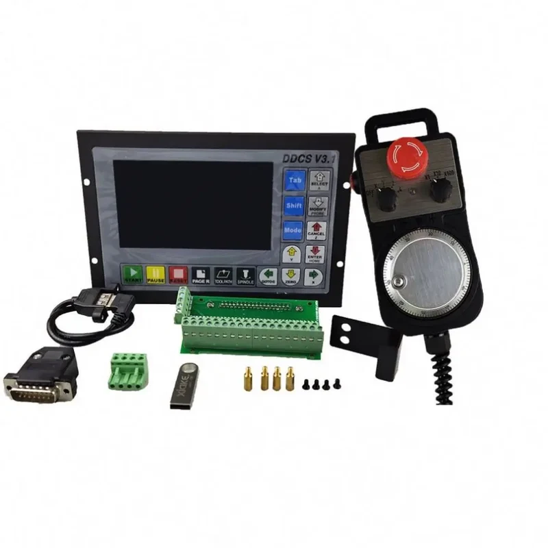 TEBAK DDCS 3 Axis V3.1 Standalone Motion Controller Offline Controller 3 Axis/4 Axis USB CNC Controller Interface