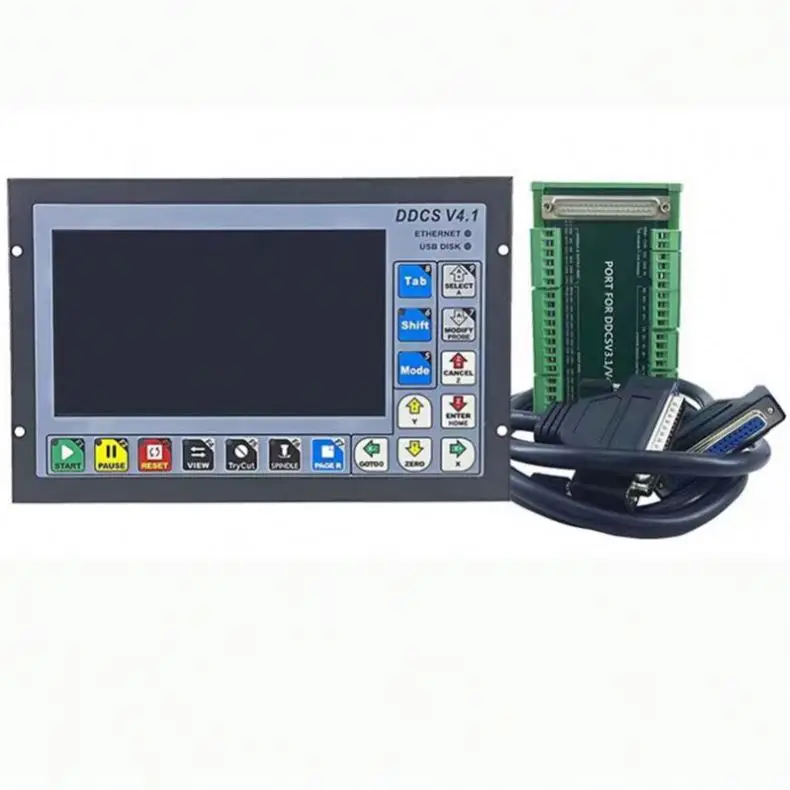 TEBAK DDCS 3 Axis V3.1 Standalone Motion Controller Offline Controller 3 Axis/4 Axis USB CNC Controller Interface