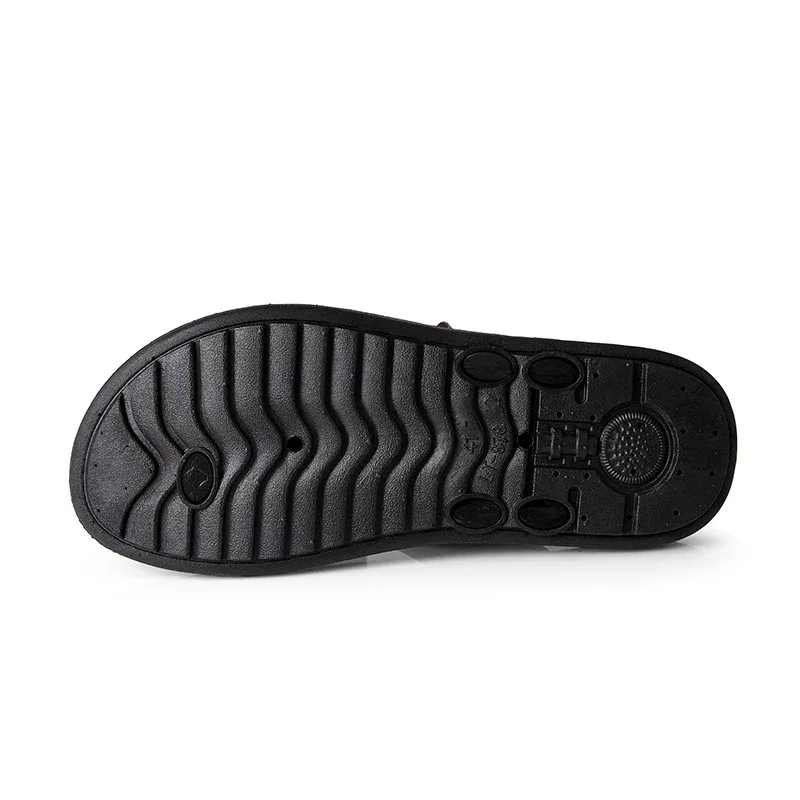 NEW Models slippers Outdoor Casual Flat Shoes Men Flip Flops Low Price Factory Customize EVA Beach Sandals Leather Casual 2025