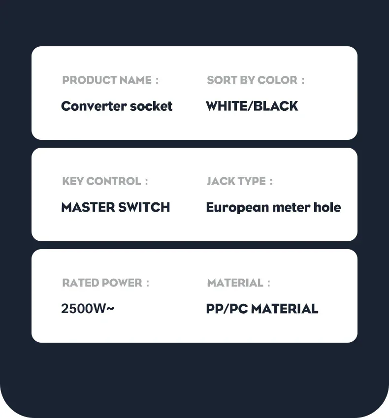 1pc EU power board, switch power plug, with independent night light switch, 3 AC sockets, suitable for home and office use