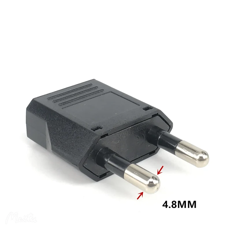 1-100pcs EU Plug Adapter US to EU Plug Adapter CN to EU Travel Adapter Electric KR Euro Plug Converter Power Sockets AC Outlet