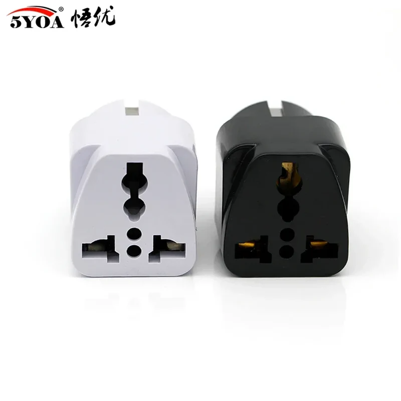 5YOA Power Socket Charging Port Universal Worldwide Travel Wall Charger AC Power AU UK US EU Plug Adapter Adaptor Option 2 USB