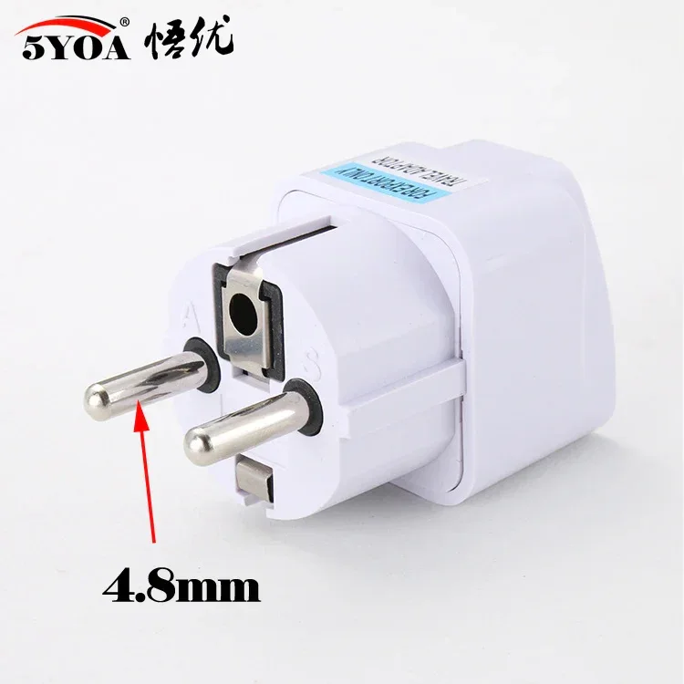 5YOA Power Socket Charging Port Universal Worldwide Travel Wall Charger AC Power AU UK US EU Plug Adapter Adaptor Option 2 USB