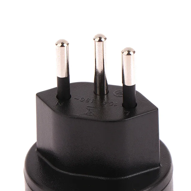 1 Pc European France To Swiss Plugs Travel Adapter 3 Pin Plug 10A 250V Power Plug EU To Switzerland Electrical Plug Socket