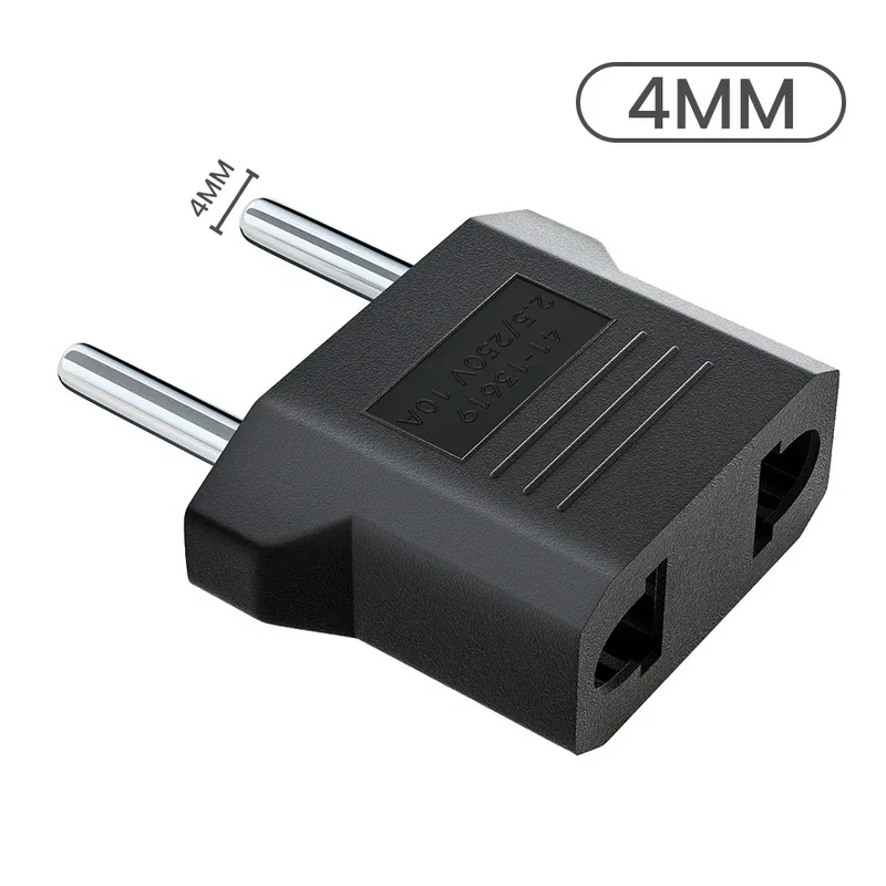 Uyellow US To EU Plug Adapter EU Euro KR Plug Adapter Travel KR Adapter Electric EU KR Plug Converter Power Socket Europe