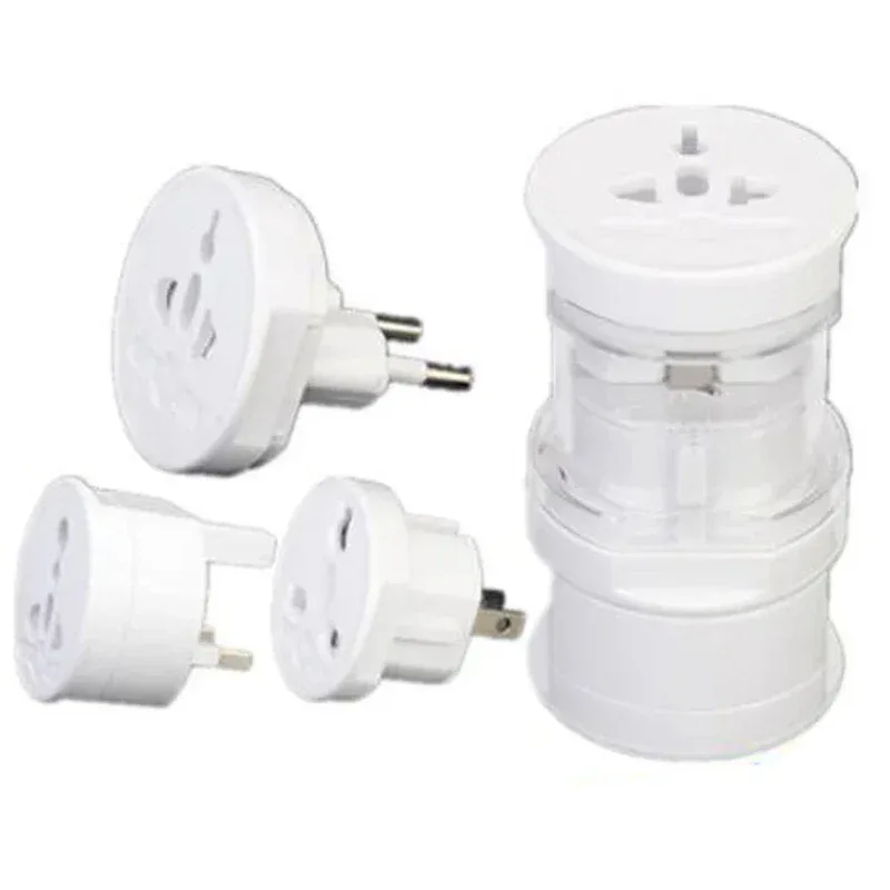 Global Plug Adapter Cylindrical International Travel Converter European United States Travel Plug Converter Electric Appliance