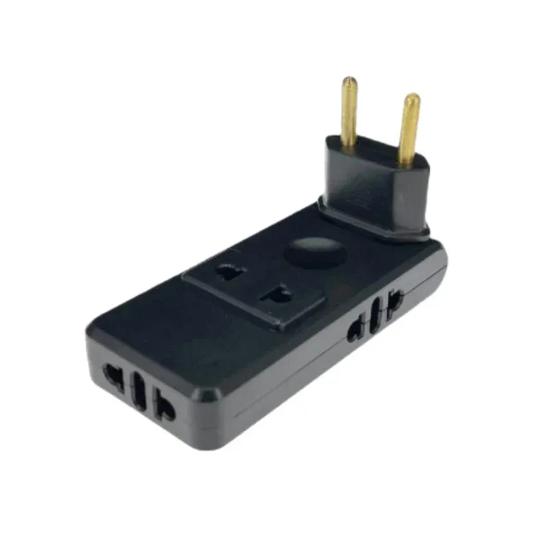 4 In 1 EU Plug Extenion Socket 180 Degree Rotation Plug Adapter Extension Protable Power Converter Wall Outlet Plugs Adaptors