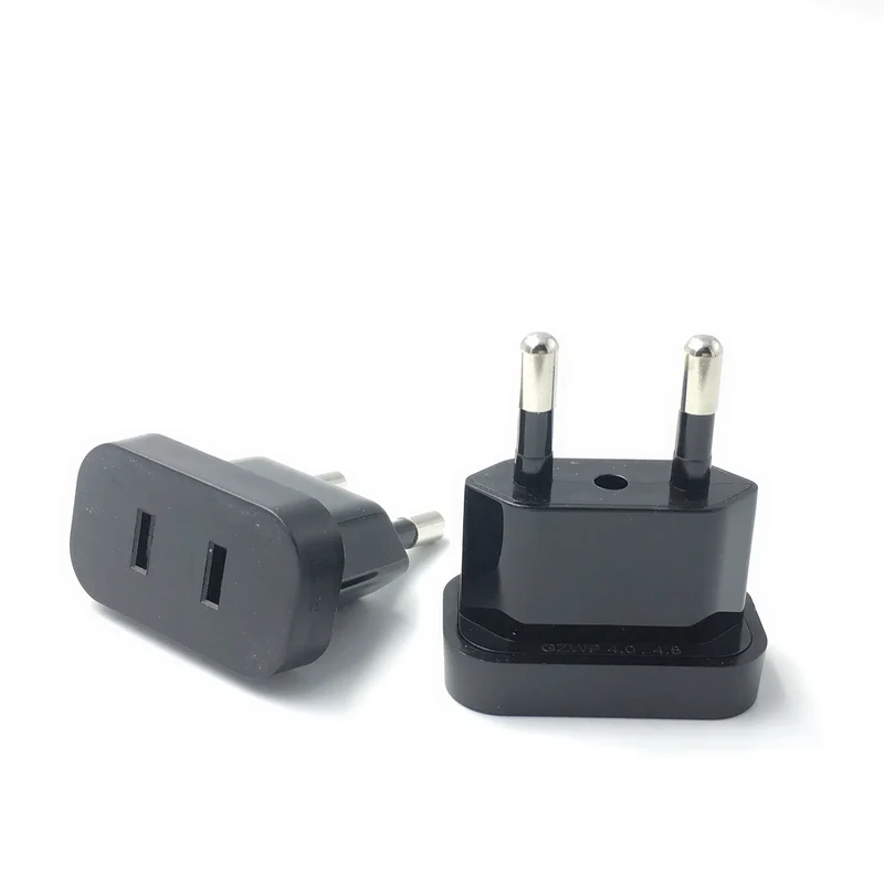 EU Adapter Travel Converter Adapter American China US To EU Plug Euro 2Pin Plug electrical Adapter AC Electrical Socket Outlet
