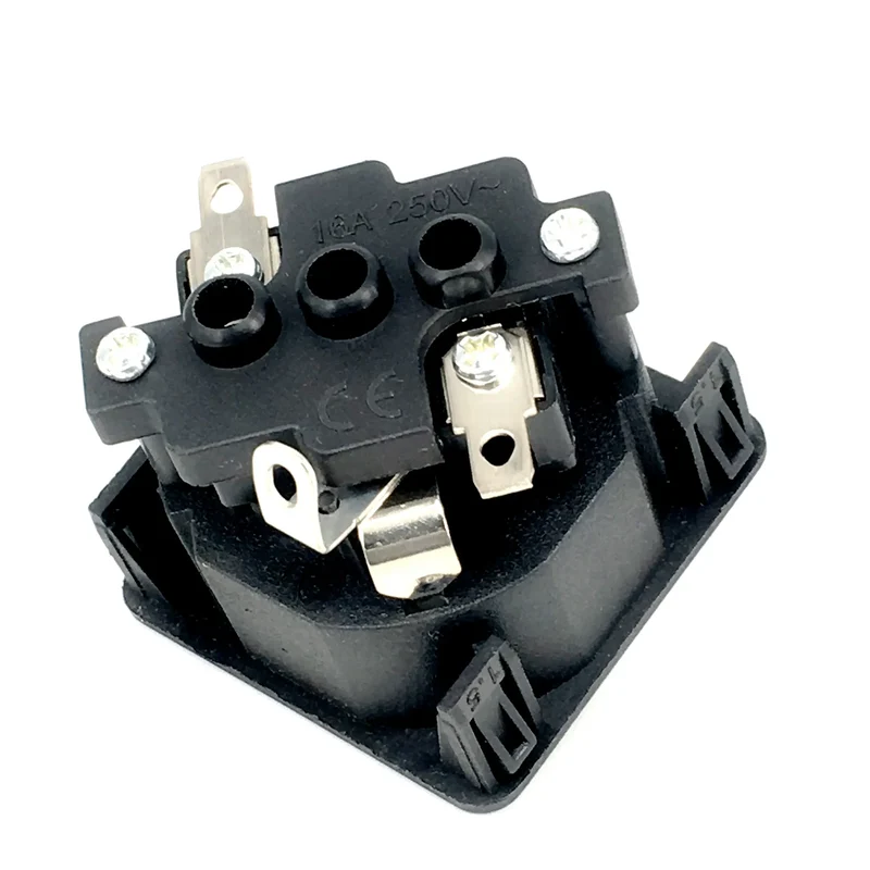 250v 16a germany AC PDU UPS EU power desktop outlet Embedded electrical Panel Receptacle AC socket European style French copper