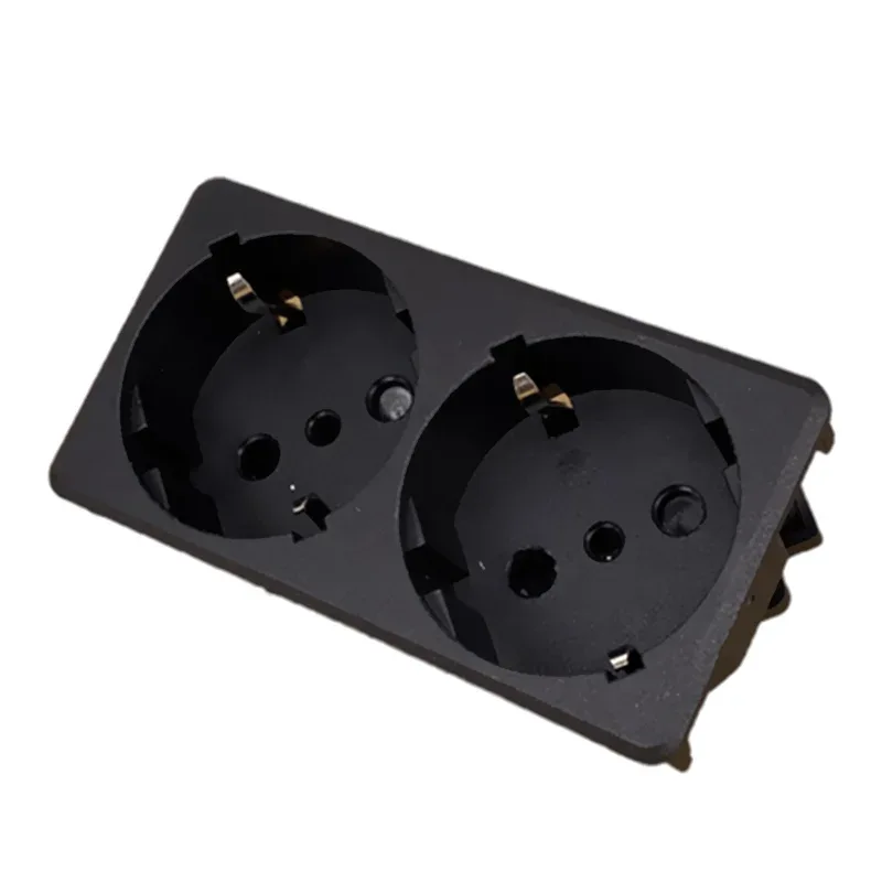 250v 16a germany AC PDU UPS EU power desktop outlet Embedded electrical Panel Receptacle AC socket European style French copper