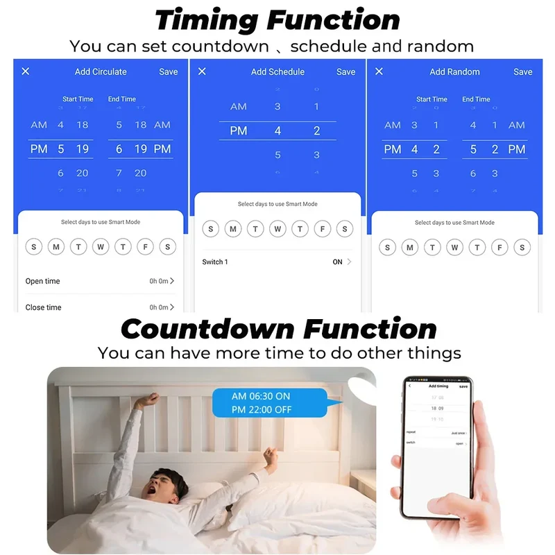 16/20A EU Smart Socket WiFi Smart Plug with Power Monitoring Timing Function Voice Control Works With Tuya APP Alexa Google Home
