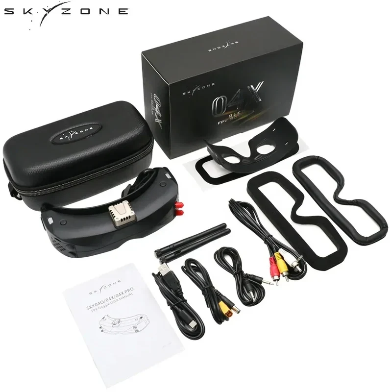 Uangel Wholesale SKYZONE SKY04O Pro FPV Goggles OLED 5.8Ghz 48CH Steadyview Receiver 1920*1080 DVR Fpv With Head Tracker