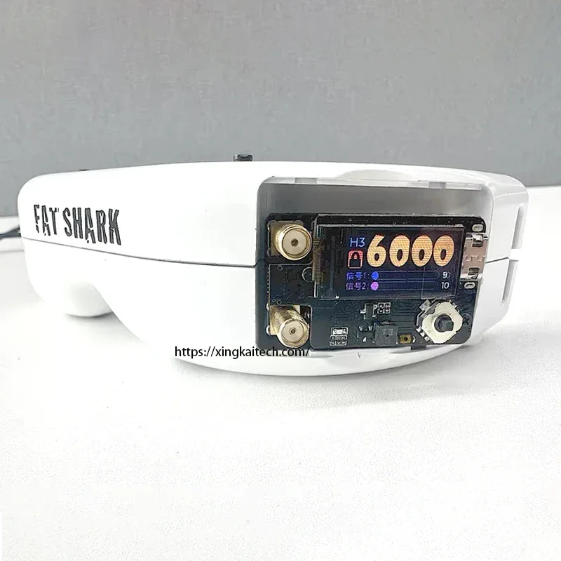 SKYZONE VRX 4.9G 5.8G 6.1G PLUS Dual Antenna Receiver Mmodule 70CH FPV VRX Suitable Video Transmission for DJI V1 V2 Glasses