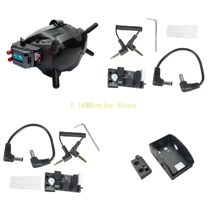 B0KF 5.8G Digital to Analogs Receiver Module for FPV Goggles with Voltages Alarm