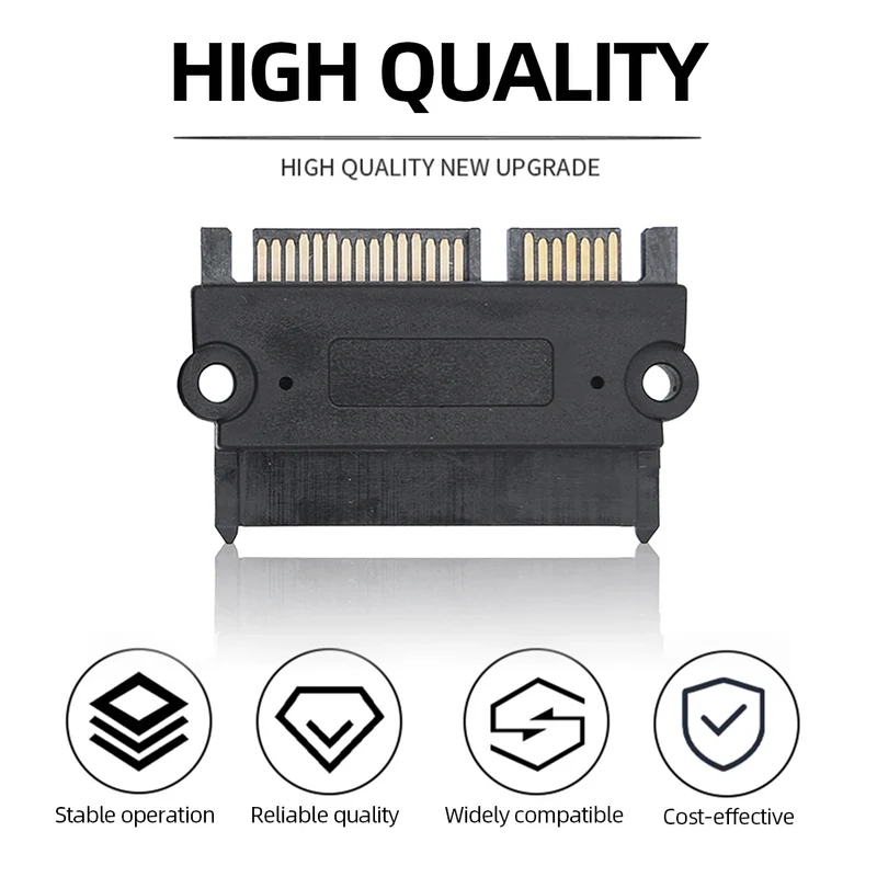 1-20PCS SATA Male To Female Power Data Converter 22Pin 7+15 Male To Female SATA To SATA Converter SATA To SATA Adapter