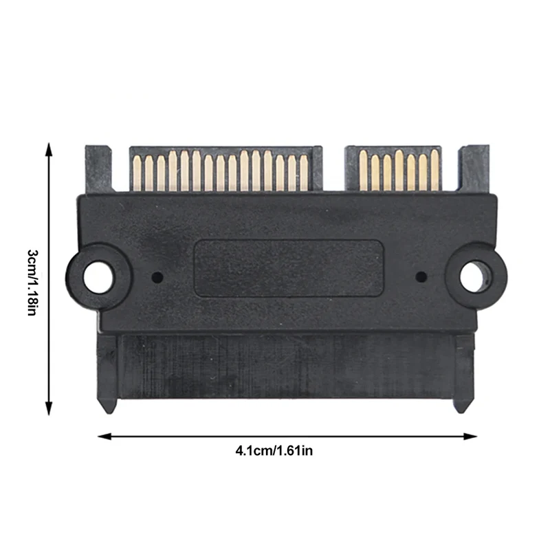 1-20PCS SATA Male To Female Power Data Converter 22Pin 7+15 Male To Female SATA To SATA Converter SATA To SATA Adapter