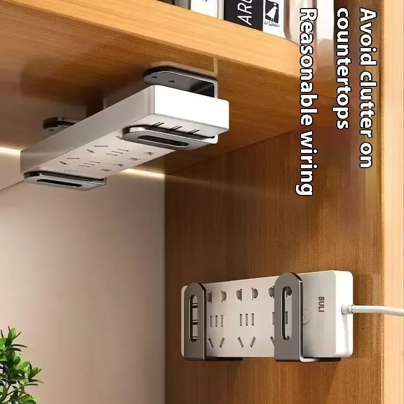 Wall-Mounted Router Set-Top Box Organizer with Adjustable Bracket, Multi-Purpose Cable Management Shelf for WiFi Devices Storage