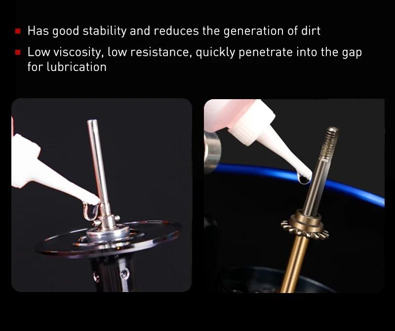 SEASIR Protective Grease (20ml) + Lubricant Oil For Fishing Reel Bearing Maintenance Oil Fishing Tool (20ml X 2 Pcs)