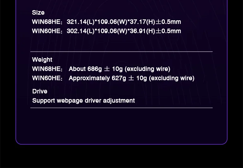 AULA WIN60 WIN68 HE Esports Magnetic Switch Keyboard Rapid Trigger 8K Return RGB Hotswap 60% 68% Custom Game Keyboard