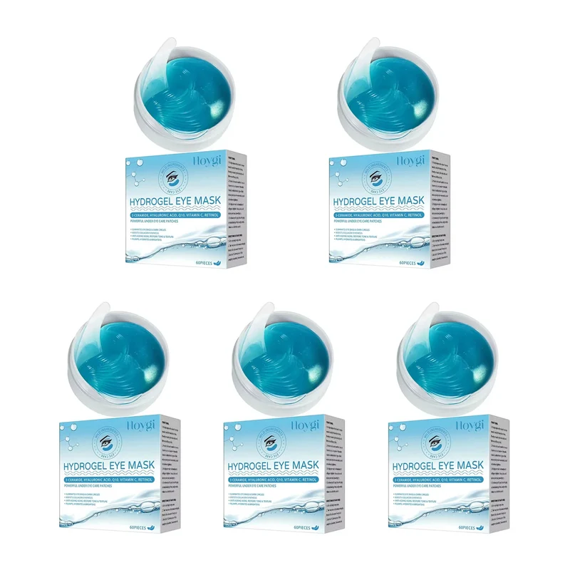 Retinol Eye Mask Patches Firming Eye Bags Anti Dark Circles Soothing Fine Lines Anti-Aging Under Eye Hydrating Eye Care 60PCS