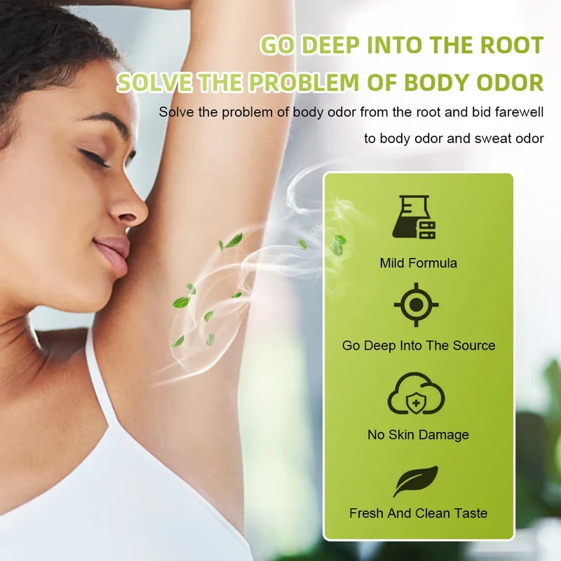 Body Odor Removal Antiperspirant Hair Inhibitor Long Lasting Effect Sweat Odor Deodorant Fresh Pleasant Rose Fragrance Body Care