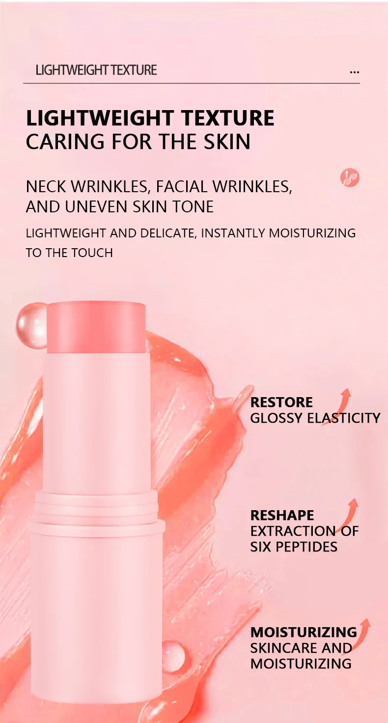 Ocheal Moisturizer Firming Skin Stick Neck Face Elbow Knee Underarm Body Care Cream Stick Argireline Brightens Nourishing Cream