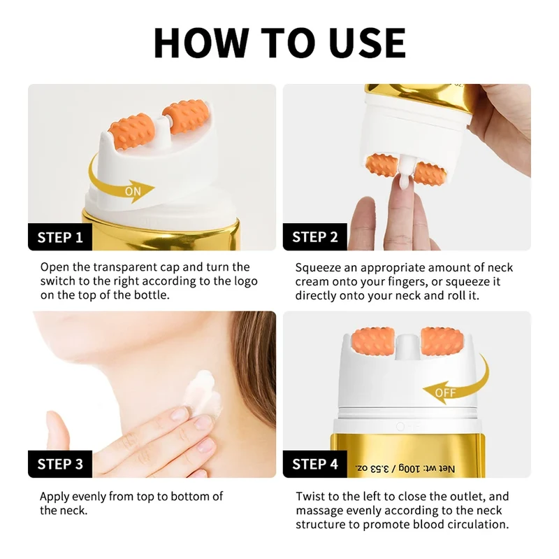 Ah-8 Firming Neck Cream for Crepey Skin Body Care Comfort Tighten Neck Cream Ah-8 Moisturizing & Tightening Lotion Cosmetic Skin