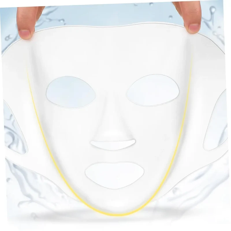 3D Silicone Face Mask Cover Reusable Face Mask Holder for Sheet Masks Moisturizing Facial Mask Cover Prevent Evaporation Beauty