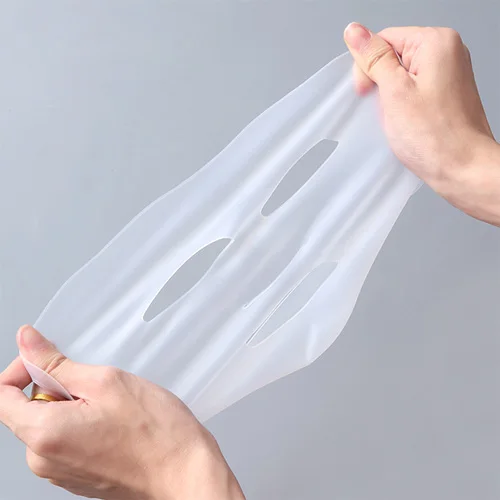 3D Silicone Face Mask Cover Reusable Face Mask Holder for Sheet Masks Moisturizing Facial Mask Cover Prevent Evaporation Beauty