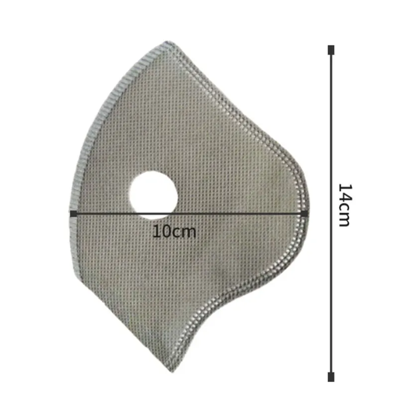 Cycling Dustproof PM2.5 Active Carbon Filter Replacement Protection Anti Dust 5layers Cycling Face Masks Breathing Filter Gasket