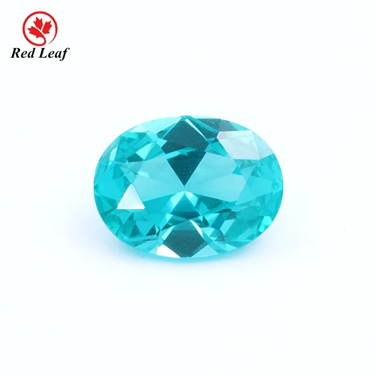 Redleaf Jewelry's 5A Paraiba Tourmaline Stones 10*10mm Cushion Cut Loose 10*10mm Paraiba Color Nano Gems for Jewelry Making