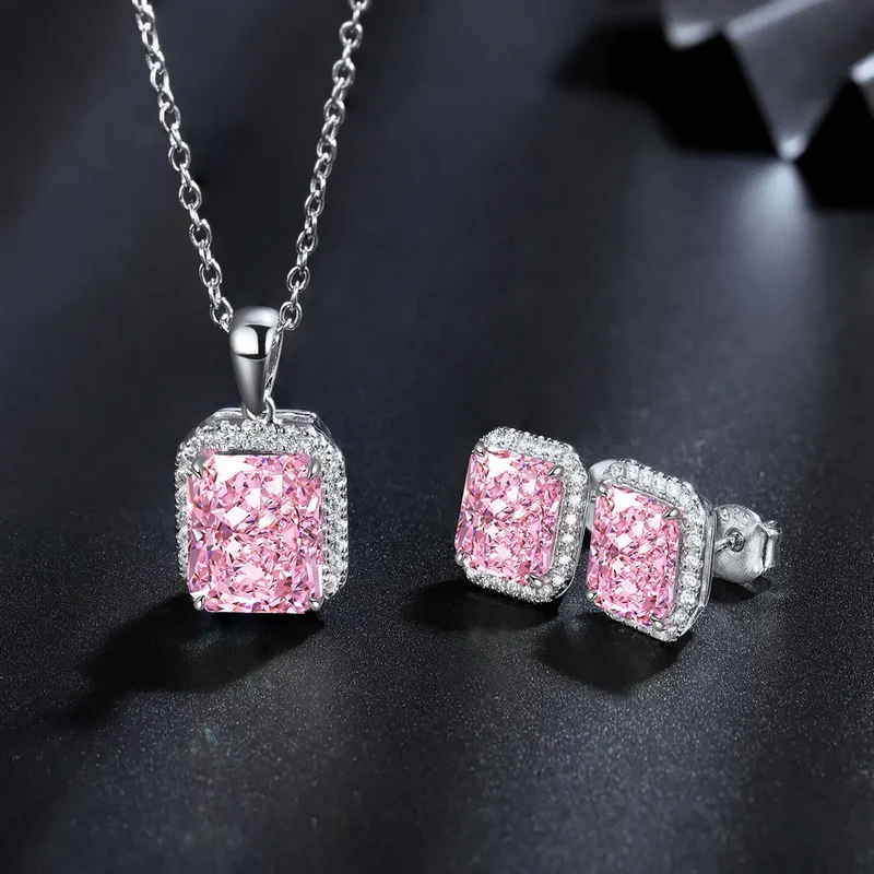Anster top quality factory direct sale cz cushion cut fancy color synthetic diamond loose gemstones for fine jewelry