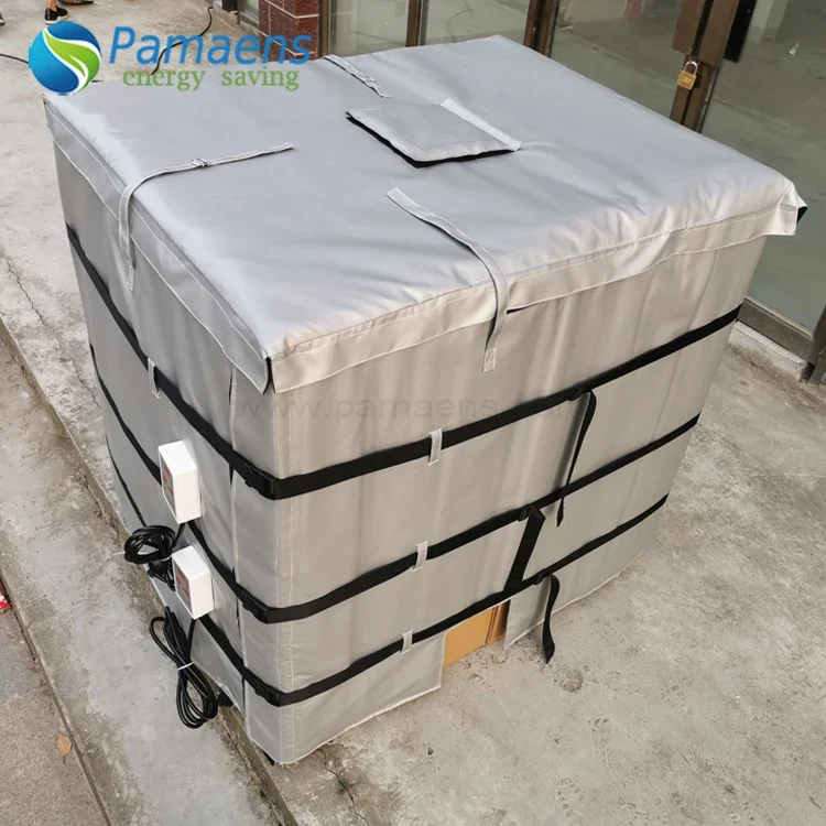 High Quality 1000 Litre IBC Tote Heater Jacket Heating Blanket with Digital Thermostat and Overheating Protection