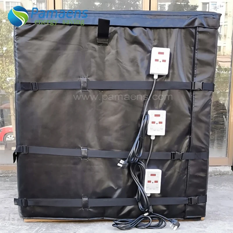 High Quality 1000 Litre IBC Tote Heater Jacket Heating Blanket with Digital Thermostat and Overheating Protection