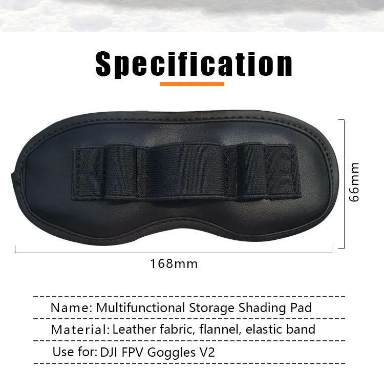 For DJI FPV/Avata Drone V2 Flight Glasses 3 in 1 Dustproof Mat Shading Protective Cover SD Card Antenna Storage Pad Accessories