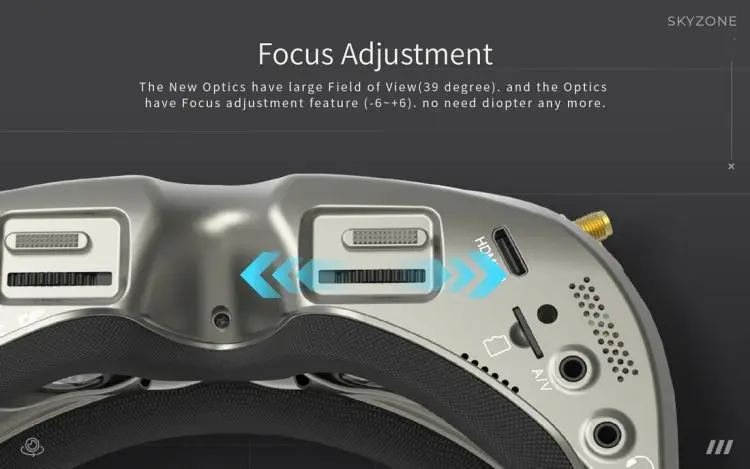 NASM Fpv Goggles V2 HD 1080HD SKY04O SKY04X V2 SKY04X PRO Skyzone Fatshark VR Glasses Long Range SKY04L SKY04O Accessory