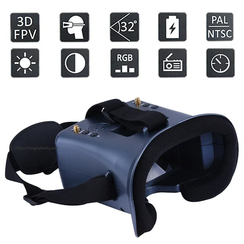 5.8G FPV VR Goggles 008D 008PRO FPV Goggles 40CH Receiver 4.3inch 800x480 IPS FPV Goggles With DVR For Racing Drone