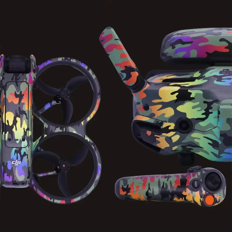 Stickers Skin Set Protective Film for DJI Avata 2 Motion Rocker 3 Goggles 3 Anti-scratch Protective Film Refit Decals Accessory