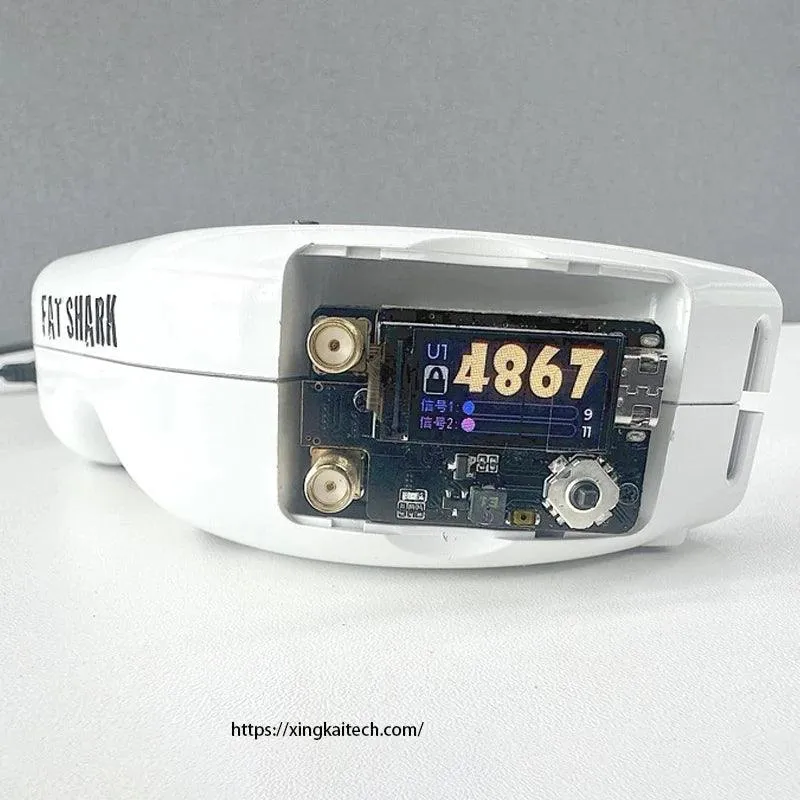 SKYZONE Glasses 4.9/5.8/6G PLUS Dual Antenna Receiver Module Video Receiver 70CH FPV VRX Directly Plugged into Suitable for FPV