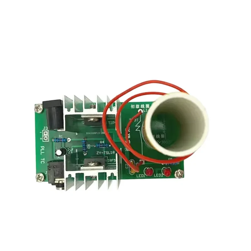DIY Mini for Tesla Coil Kit DIY Music Loudspeaker Board Arc Experiment High Temperature High Pressure Plasma DC 15-24V 15W 2A
