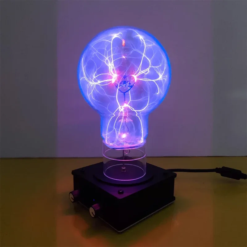 tesla coil bluetooth music 10cm arc touchable Wireless Transmission Experiment Desktop Toy