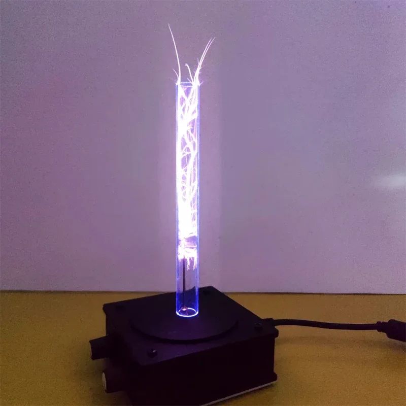 tesla coil bluetooth music 10cm arc touchable Wireless Transmission Experiment Desktop Toy