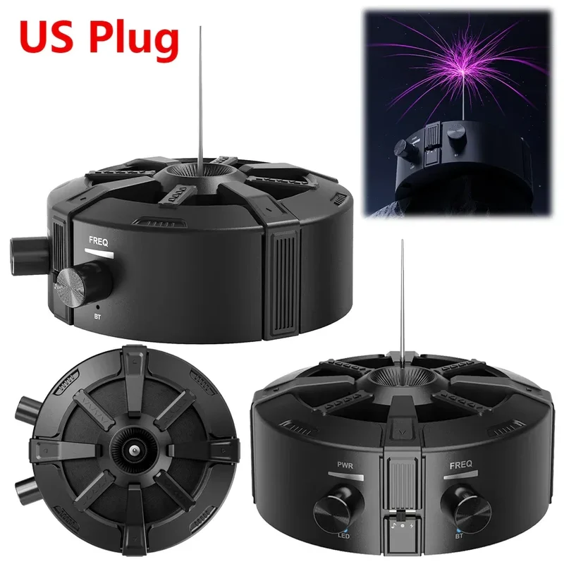 2025 Music Tesla Coil Bluetooth AUX Wireless Speaker Touchable Spark Tesla Musical Coil Lighting For Science Experiment Gifts