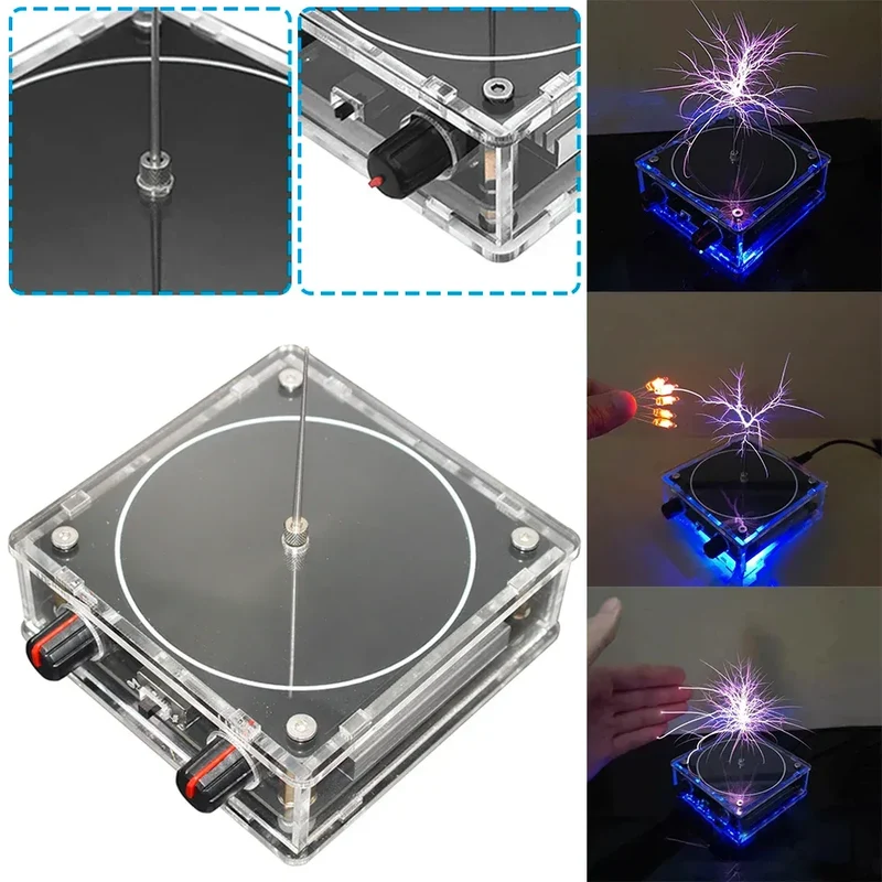 2025 Music Tesla Coil Bluetooth AUX Wireless Speaker Touchable Spark Tesla Musical Coil Lighting For Science Experiment Gifts
