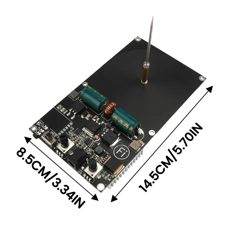 100-240V 50-60Hz Small Bluetooth Music Tesla Coil Arc Plasma Loudspeaker Man-made Lightning For Scientific Experiment