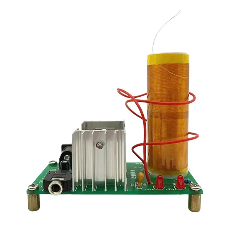 DIY Mini for Tesla Coil Kit DIY Music Loudspeaker Board Arc Experiment High Temperature High Pressure Plasma 15W DC 15-24V 2A