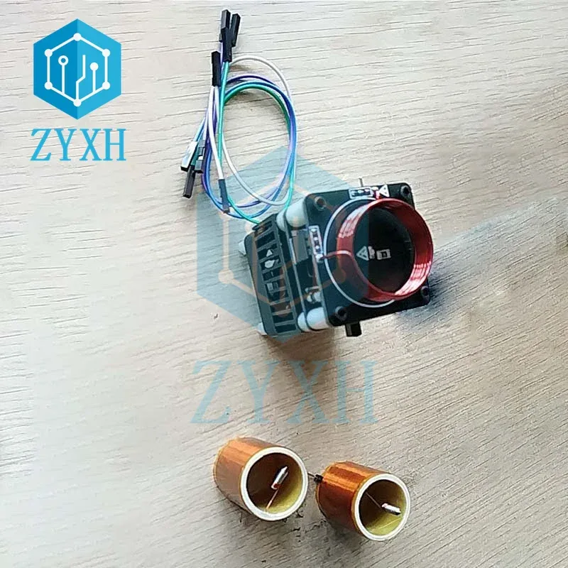 HFSSTC Palm Tesla Coil High Frequency High Voltage Pulse 48V 2A 10 minutes Arc Generator Electric Ignition Tesla Coils
