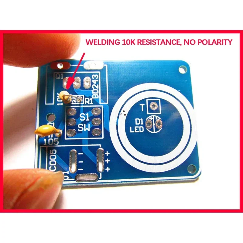 BD243 Mini Tesla Coil Kit Magic Props DIY Parts Empty Lights Technology Diy Electronics BD243C DIY Mini Tesla Coil Module